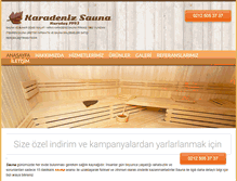 Tablet Screenshot of karadenizsauna.com